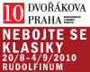 vstupenky na Dvo��kova Praha 2010