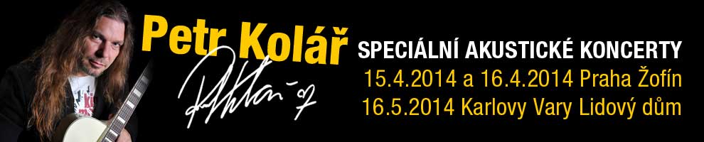 AKUSTICKÉ KONCERTY PETR KOLÁŘ EXKLUZIVNĚ NA TICKETPORTAL.CZ